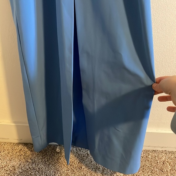 Cushnie Et Ochs The River Bandage Strap‎ Gown Women’s Size 8 Column Twill Blue - Picture 8 of 13